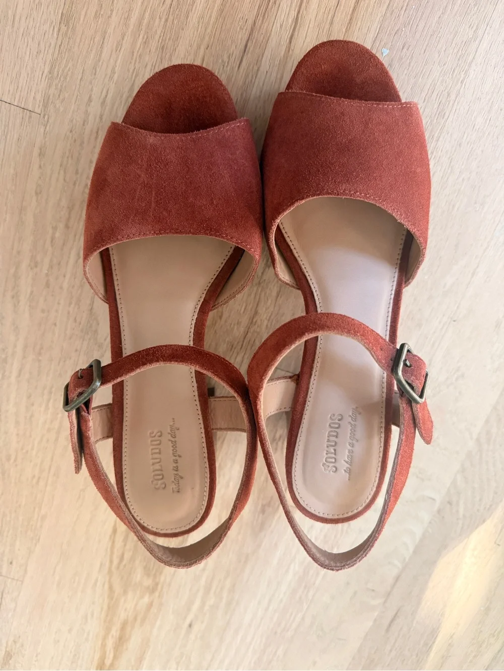 Soludos Suede Platform Block Heel